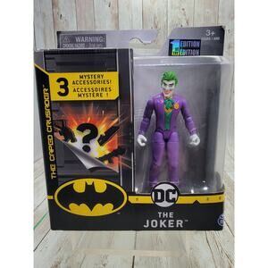 THE JOKER DC The Caped Crusader Series 1st Edition Spin Master 4" Figure New